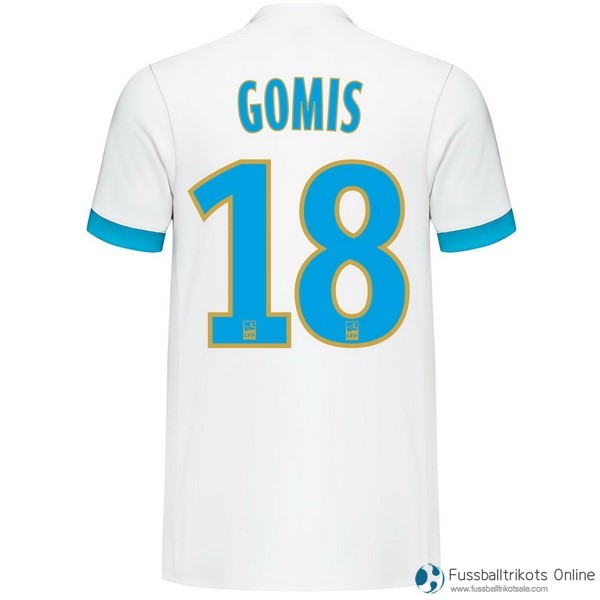 Marseille Trikot Heim Gomis 2017-18 Fussballtrikots Günstig